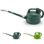 1 Gallon Watering Can for Outdoor Plants, Watering Can Indoor Plants with Removable Long Spout and Sprinkler Head, Plastic Large Watering Can for Garden Flowers Vegetables