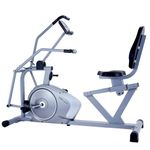 Propel FitnessOne PDA 81 Smart Recumbent Exercise Bike/Cycle for Home | Full Body workout with Arm Exerciser | 120 kg User Weight | 8-Level Resistance | Adjustable Seat | Seniors & Adults