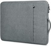 Januts 13 Inch Laptop Sleeve Waterproof Shock Resistant Laptop Case with Handle Lightweight Macbook Case Compatible with MacBook Pro/Air M1/M2 HP Dell Asus Carry Case with Accessory Pocket, Dark Grey
