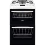 Zanussi 55cm Double Oven Gas Cooker with Catalytic Liners - White