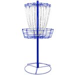 Remix Double Chain Practice Basket for Disc Golf - Royal Blue