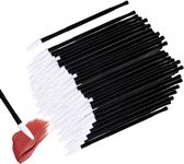 COSLUXE Lip Brush,Lip Applicator/Disposable Makeup Lip Brushes,Lips Wands Lip Brush Applicator Lipstick Brush Lip Gloss Applicator Mascara Brush Makeup Tool, (BLACK, 12 - Pcs)