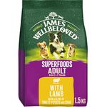 James Wellbeloved Superfoods Dry Adult Lamb with Sweet Potato & Chia, 1.5kg