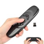 V88R 3 in 1 Universal Air Mouse Remote with Keyboard - 2.4 Ghz Wireless Connection Air Fly Smart Remote for PC, Smart TV, Android TV Box