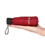 Small Mini Umbrella with Case by GAOYAINIG Light Compact Design Perfect for Travel Lightweight Portable Parasol Outdoor Sun&Rain Umbrellas Burgundy