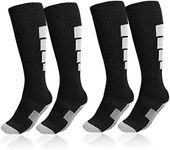 ZEPOHCK Kids Athletic Soccer Socks,