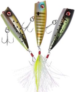 LITTMA—Topwater Popper Lures for Bass Fishing LITTMA Popper Fishing Lures Topwater Fishing Lures Bass Lures Bass Popper Lure