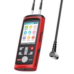 Wintact Digital Ultrasonic Thickness Gauge, Range 0.039 to 11.81 in with Probe for Measuring Metal and Nonmetal Materials, Steel, Cylinder Wall, Plastic, Glass, PVC, Pipes