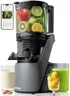 Canoly C16 Cold Press Juicer, 6" Extra Wide Feed Chute, 3-IN-1 Strainers (Juice & Sorbet & Nut Milk), Powerful AC Brushless Motor, Self Precut System, Juicer Machines with BPA-Free (Space Gray)