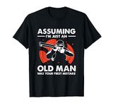 Funny Skeet shooting trap shooting clay pigeon Grandpa T-Shirt