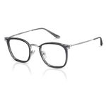 LENSKART BLU | Zero Power Blue Cut Computer Glasses | Anti Glare, Lightweight & Blocks Harmful Rays | Full Rim Square | 100% UV Protected | For Men and Women | Large | LB E13529