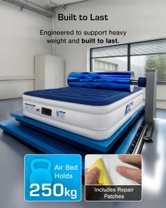 Active Era King Inflatable Mattress – Air Bed with Built-In Pump