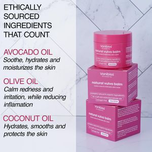 Vanibiss Vulva Balm 2oz – Soothing Intimate Skin Moisturizer