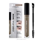 L’Oréal Paris Unbelieva-Brow, Eyebrow Gel, Waterproof Tinted Brow Gel that Stays for Up to 48 Hours, No Smudge, No Transfer, Sweat Resistant, Dark Blonde, 0.15 fl. oz.