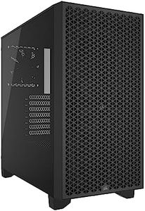 CORSAIR 3000D AIRFLOW - Boîtier PC Mid-Tower - Ventilateurs 3 Broches - Support GPU 4 Emplacements - Convient Pour 8 Ventilateurs 120mm - Design High-Airflow - Noir