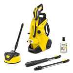 Kärcher K 4 Power Control Home Pressure Washer, Pressure: max 130 bar, Flow Rate: 420 l/h, Area: 30 m²/h, Water Filter, Weight: 11.5 kg, High-Pressure Gun, Dirt Blaster, Spray Lance, Home Kit