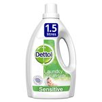 Dettol Antibacterial Laundry Cleanser, Sensitive, 1.5 Litre, Pack of 8