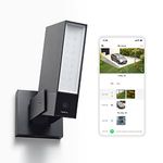 Netatmo Smart Outdoor Security Camera, Wi-Fi, Integrated Floodlight, Movement Detection, Night Vision, Without Fees, NOC-AMZ