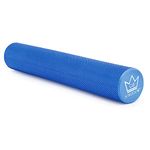 Kingdom GB Foam Rollers Fitness Balance Training Exercise Roller for Trigger Point Self Massage and Muscle Tension Relief Massager for Back, Legs, Workouts, Gym, Pilates, Yoga Blue 90cm