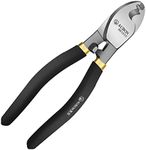 Aubon Cable Cutter 150 mm, Hand Tools High Carbon Steel Wire Cable Cutting Tools Ideal for Cutting Copper, Aluminium and Electric Cables NOT for Bicycle Cable