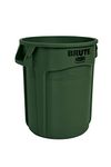 Rubbermaid Commercial Products Vented Brute Round Container 76 Litre Green FG262000DGRN