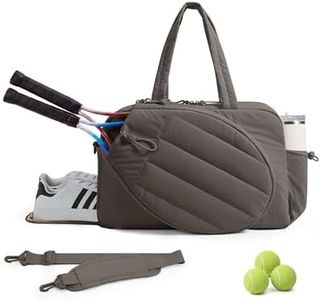 BAGSMART Tennis Gym Bag for Women, 2-in-1 Pickleball Backpack Sports Duffle