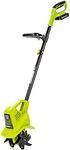 Earthwise Power Tools by ALM TC70020IT 20-Volt 7.5-Inch Cordless Electric Garden Tiller Cultivator, (2AH Battery & Fast Charger Included), Green