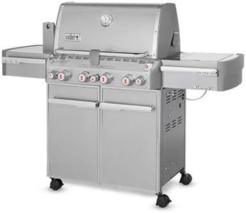 Weber Summit 7270001 S-470 Stainless-Steel 580-Square-Inch 48,800-BTU Natural-Gas Grill