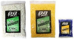 BBTac Airsoft BB 11,000 Round 0.12g 6mm BBS for Airsoft Guns Ammo Pallet (5000 x2 Bag + 1000 Bag)