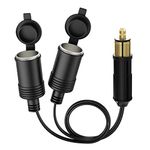 Hella DIN to Standard Cigarette Lighter Adapter (Din) to 2)