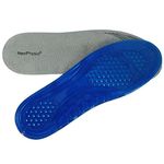 NeoPhysio Shock Absorbing Gel Insoles for Shoes & Boots. Great for Heel Pain, Plantar Fasciitis, Arthritis, Running, Cycling, Sports, Work. Unisex, for Men and Women. Size = Large