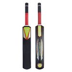 Ram Cricket Crazy Cricket Bat – Durable Plastic Construction with Powerful Hitting Zone – Available in Sizes SH, 6, 4, 2, 0 – Suitable for Cricket Training, Cricket Matches, Garden, Beach, or Park