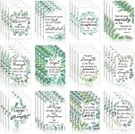 Fuutreo 48 Pack Greenery Bible Vers