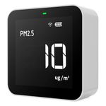 Temtop smart Air Quality Monitor indoor PM2.5, AQI, tVOC, HCHO Detector Indoor Air Pollution Tester for Home via App,M10i