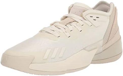 adidas Unisex D.O.N. Issue 4 Basketball Shoe, Off White/Off White/Clear Brown, 10 US Men