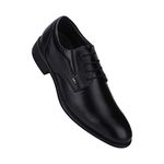 Lee Cooper mens Derby Formal Shoes, Black, 7 UK (41 EU)