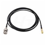 HangTon BNC to Microdot UNF 10-32 RF Coax Cable for GRAS Mic Vibration Test Sensor Acceleration Meter Transducer Acoustic RG174 50 Ohm 1M