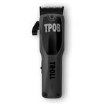 TPOB Troll Professional Barber Clipper 6800 RPM Super Torque Motor with DLC Fade Blade (Grey Clipper)