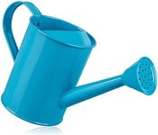 Homarden Watering Can for Kids - Play Time or Practical Use - Childs Metal Watering Can - Small Water Can for Boys and Girls - 32 oz (Blue)