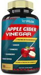 Apple Cider Vinegar Extract Capsules 4250mg, 3 Months Supply with Ginger, Turmeric, Elderberry, Pepper | Weight Management, Immune, Digestion Supports