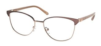 Michael Kors Fernie MK3053 1108 Eyeglasses Frame Satin Brown/Rose Gold 54mm, Satin Brown/Rose Gold - 1108, Lens-54 Bridge-16 B-43.2 ED-60.3 Temple-140