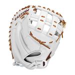 EASTON Professional Collection Fastpitch Softball Glove, 34", RHT, Cather's Mitt, H Web, PCFP234