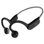 Open Ear Headphones, Air Conduction Headphones,Waterproof Bluetooth Wireless Earphones with Mic,10 Hours Playtime for Sports,Running,Cycling,Gym,Workout.