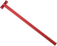 AKNgoes Woodworking Scriber t Square Ruler 36inch with Thoughtful Support Lips, t Square Woodworking Scriber, Aluminum Alloy Architect Ruler for Carpenter Work, Layout and Measuring Tools-Red…