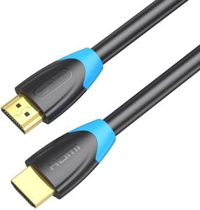 amazon basics HDMI Cable, High Speed, Supports 3D, 4K@60Hz, ARC and CEC Extension, Gold-Plated Connectors, Compatible with TV, Set-Top Box, Gaming Consoles, Blu-Ray (5 Metres)