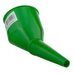 Angled Fuel Funnel with fine mesh filter and handle,for petrol diesel oil ad-blue water screen wash green)