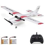 Goolsky FX801 Remote Control Airplane 2.4GHz 2CH RC Airplane - Ready To Fly RC Plane with Propeller Saver, Aircraft Range Over 120 Meters, Outdoor Flight Toys for Kids Boys with 2 Battery