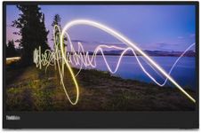 Lenovo ThinkVision M15 15.6" Full HD WLED LCD Monitor - 16:9 - Raven Black