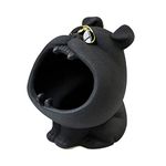 LADROX Resin Dog Shaped Home Decor | Cute and Stylish Design - (Pack of 1, Black)