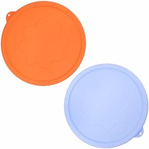 LUVCOSY 7 Cup Silicone Replacement Lids Storage Cover for Pyrex 7402-PC Glass Bowls (Container not Included) 2 Pack Microwave, Dishwasher and Freezer Safe